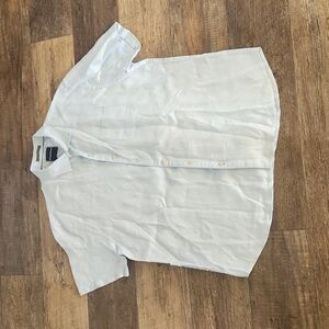 Tommy Bahama Linen Shirt Sleeve Button Down Shirt